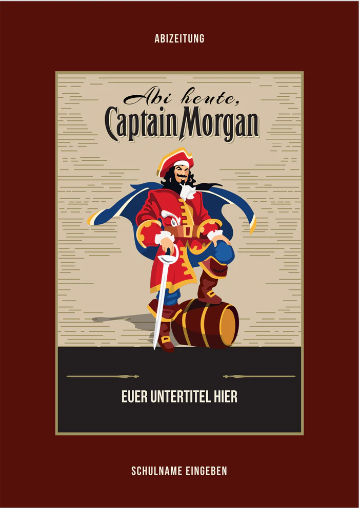 Cover 2 zum Abimotto Abi Heute, Captain Morgan