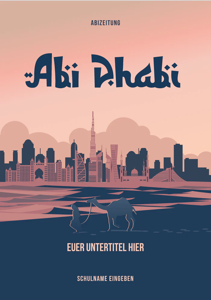 Cover 1 zum Abimotto Abi Dhabi