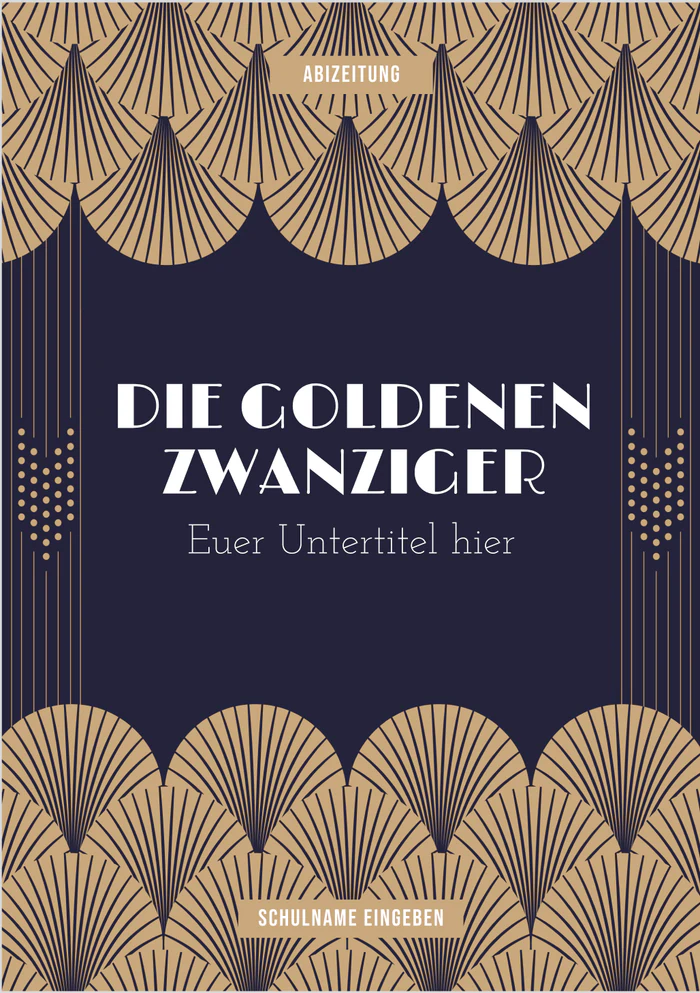 Cover 1 zum Abimotto Die Goldenen 20er