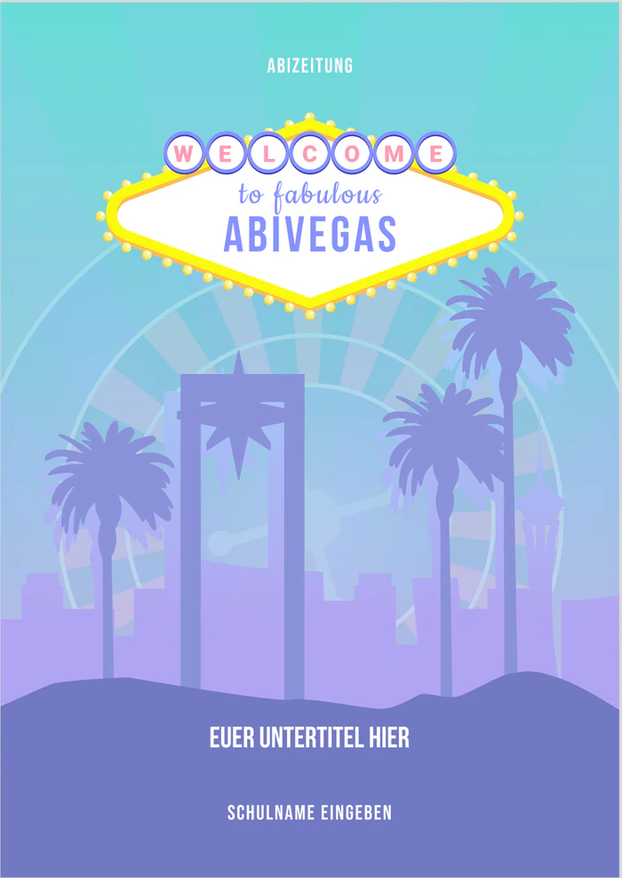Cover 3 zum Abimotto Abi Vegas