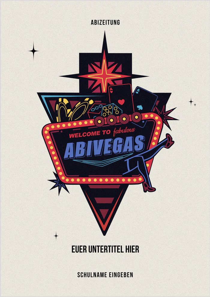 Cover 2 zum Abimotto Abi Vegas