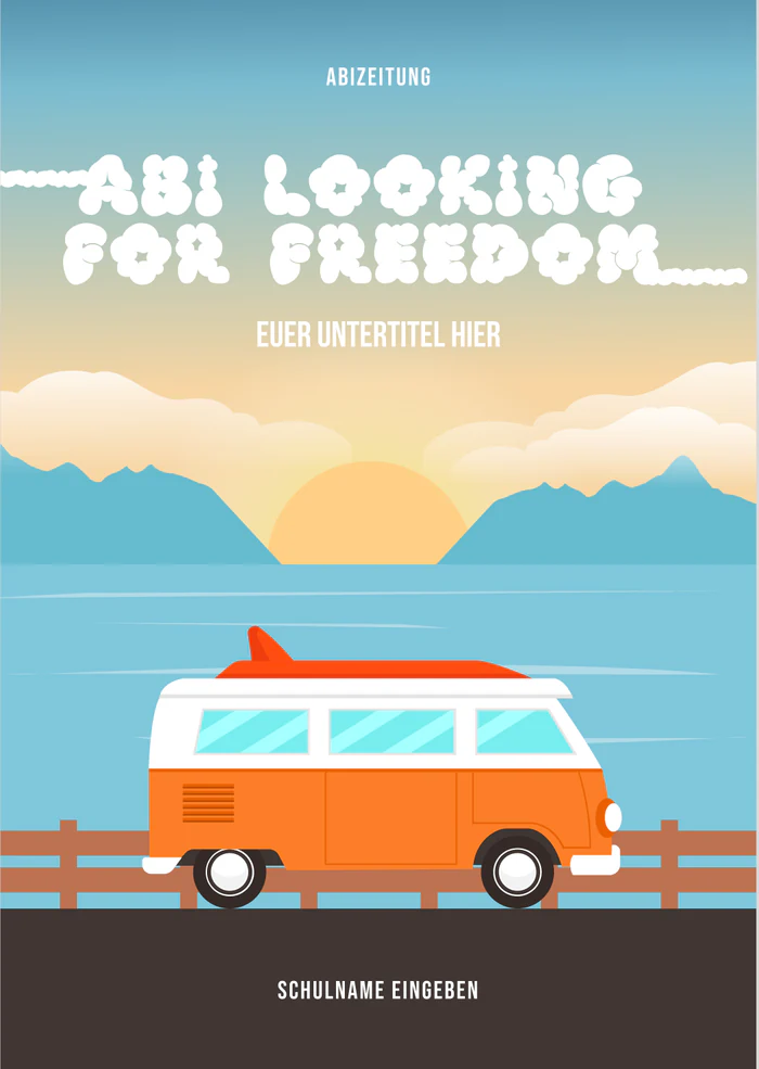 Cover 1 zum Abimotto Abi looking for freedom
