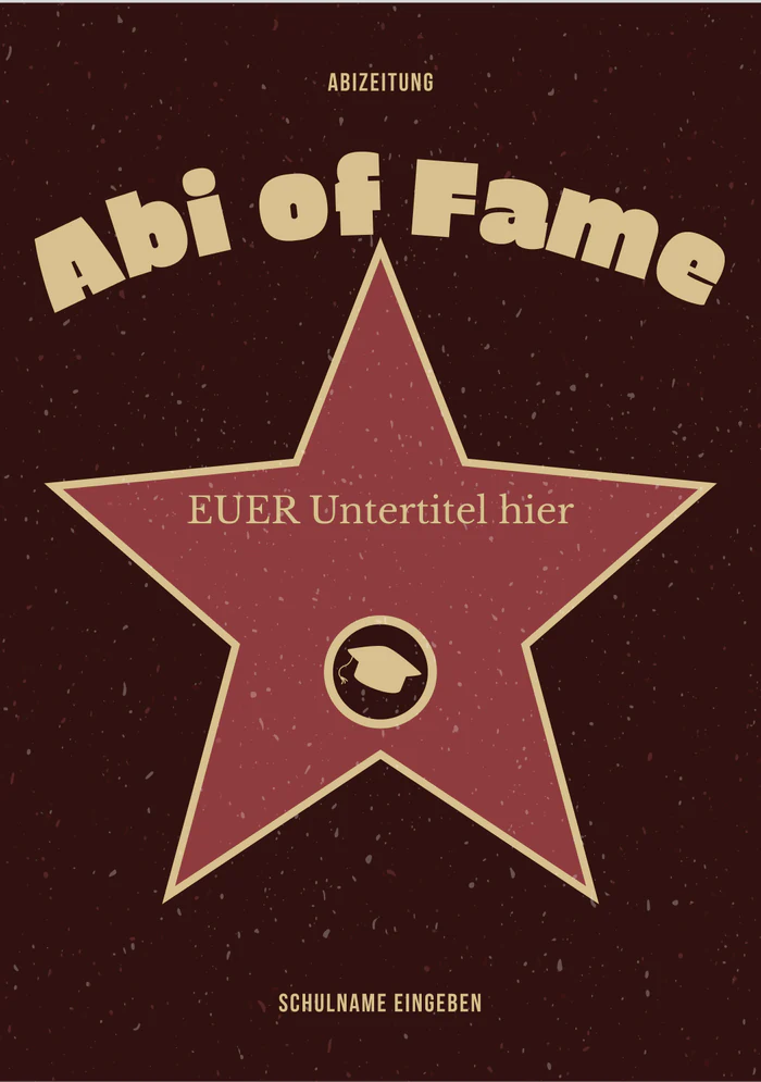 Cover 1 zum Abimotto ABI of Fame