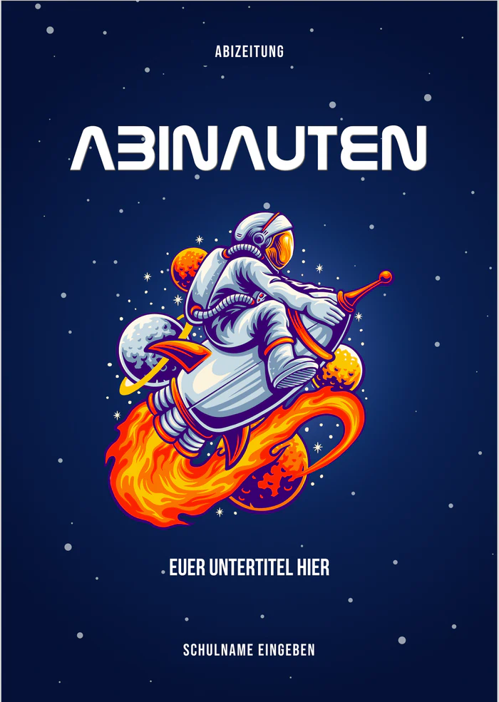 Cover 2 zum Abimotto Abinauten